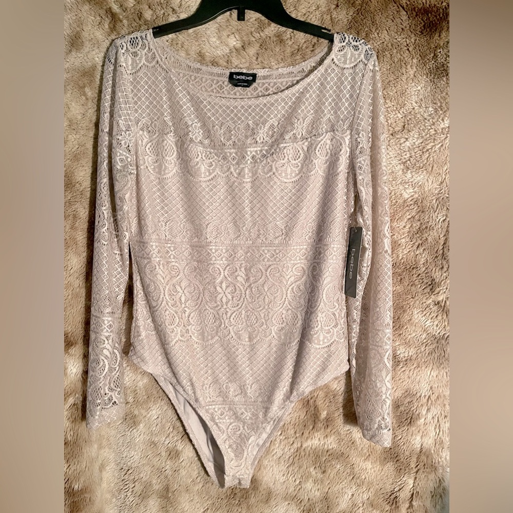 NWT Bebe Laced Bodysuit